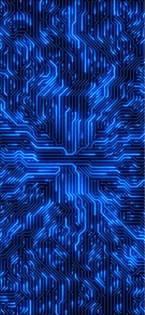Blue circuit board electrical technology pattern - Burlingame Brothers Electric